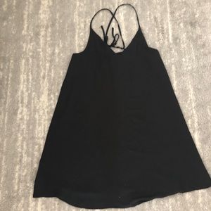 Black shift dress